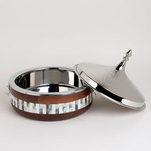 Mother Of Pearl Luxury Stainless Steel Casseroles with Heat Retention Designed for Home & Restaurant Use Eco-Friendly - Product Image 1