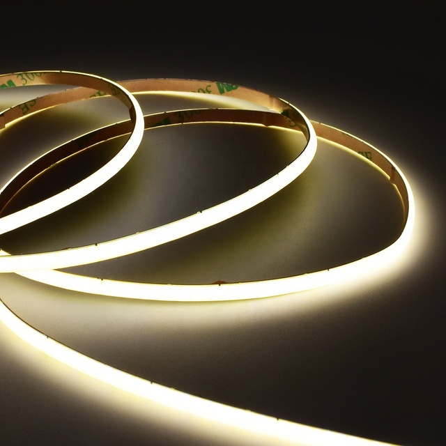 4mm Ultra Narrow COB LED Light Strip 12V Flexible Automobile Decorative Light Strip USB NFC Connectivity Voice Control Copper