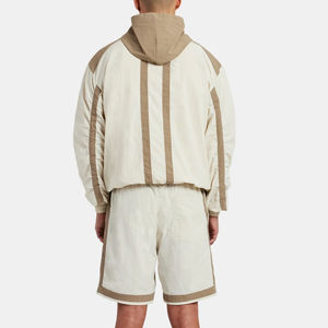 Conjunto Deportivo Corto de Alta Calidad, 100% Nailon, con Bloques de Color, Cierre de Cremallera, Tallas Grandes, Personalizable con Logotipo, Ropa Deportiva Urbana para Hombre - Product Image 6