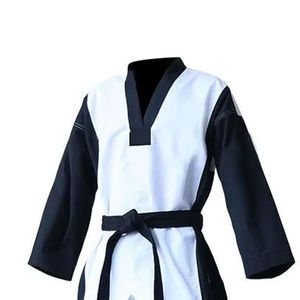 Uniforme de Artes Marciales de Taekwondo y Karate Personalizado con Logotipo, de Poliéster/Algodón, Secado Rápido y Transpirable, Unisex para Adultos, en Oferta - Product Image 4