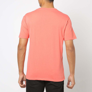 เสื้อยืดคอกว้างผู้ชายแฟชั่นใหม่ ไซส์ใหญ่ ระบายอากาศได้ดี สีพื้น แขนสั้น ผ้าฝ้ายใยไผ่ แห้งเร็ว ขายส่ง - Product Image 5