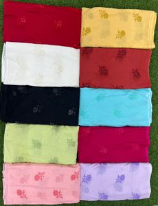 Tela Chanderi Bordada de Alta Calidad, Material Chanderi de Diseño para Saree, Kurti y Traje Salwar - Product Image 4