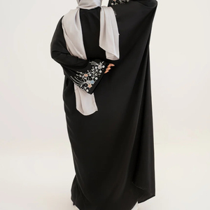 Custom Embroidered Modest Abaya Factory Direct Modern Islamic Fashion Clothing for Boutique Brands and Global Distributors - Product Image 2