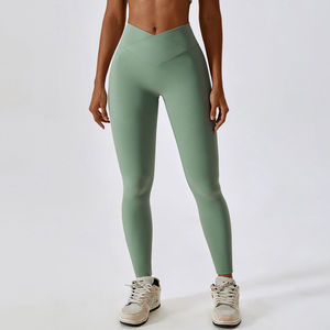 Ensemble de yoga personnalisé de qualité supérieure pour adultes, respirant, en spandex et polyester, vêtements de sport pour femmes, 2 pièces, respectueux de l'environnement - Product Image 6