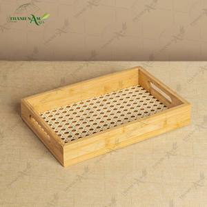 ถาดไม้ไผ่แบบกดขึ้นรูป ดีไซน์มินิมอล เป็นมิตรกับสิ่งแวดล้อม เหมาะสำหรับร้านเบเกอรี่ โรงแรม ร้านอาหาร และแบรนด์พรีเมียม - Product Image 6