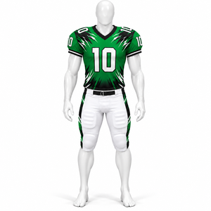 Uniforme de football américain personnalisable de haute qualité, très vendu, avec logo, nom et numéro personnalisés - Product Image 1