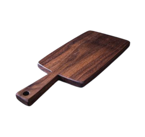 Planche à découper en bois naturel rustique, planche à découper artisanale en bois massif, planche de service de cuisine avec poignée pour la cuisine à domicile - Product Image 2