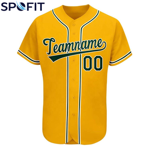 Custom <b>Baseball</b> Uniform <b>Set</b> Quick Dry Breathable Eco-Friendly Polyester Full Button <b>Baseball</b> Uniform OEM ODM Available - Product Image 2