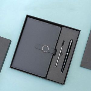 Wholesale Promotional Luxury Gifts Items Notebook Business Thermos Cup Customizable <b>Journal</b> Gift Set With Pen and Bottle - Product Image 2