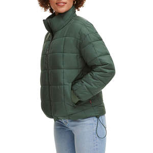 Chaqueta Acolchada Personalizada para Mujer, Diseño Largo, Relleno de Algodón, Transpirable, Impermeable, Resistente al Viento, Último Modelo Popular - Product Image 6