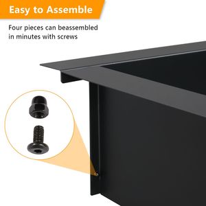 Anello Portatile in Acciaio per Braciere da 36 x 36 Pollici per Interni/Esterni, per Decorazione del Patio e Cottura all'Aperto con Legna da Ardere - Product Image 4