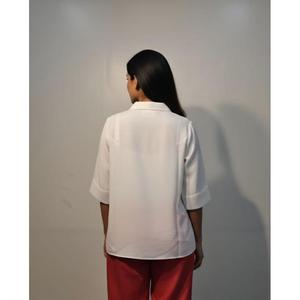 <b>Women</b> Stylish <b>Short</b> <b>Sleeve</b> <b>Shirt</b> with Comfortable Fit for Office Travel & Casual Wear Buy Direct From Supplier - Product Image 2