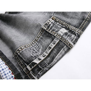 <b>Mens</b> Urban Style Denim Shorts Casual Jeans Shorts Streetwear Look - Product Image 3