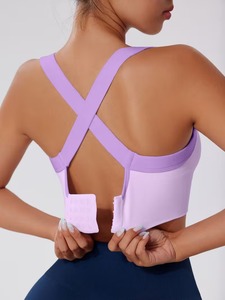 Adjustable Band Workout <b>Bra</b> | Breathable Full Coverage Yoga Crop Top | Female High Elasticity Athletic Exercise Clothing - Product Image 5