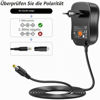 Adaptateur secteur universel AC-DC 45W 5V-15V 3A avec port USB 5V 2A et 10 prises DC pour appareils électroniques domestiques