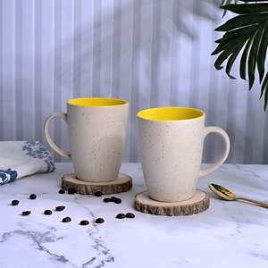 Juego de Café de Cerámica de 300 ml, Diseño Moderno y Lujoso, Ecológico, Duradero, Portátil, para Beber Té, de una Sola Pieza, Regalo de Oficina, Acabado Mate - Product Image 1