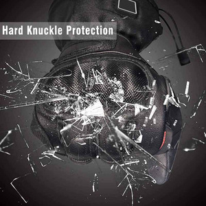 Gants de course et de cyclisme imperméables en cuir avec doublure polaire thermique antidérapante personnalisée pour l'hiver, pour une utilisation en extérieur - Product Image 5