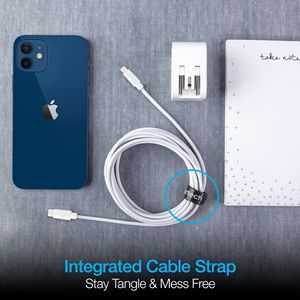 Cavo USB-C a Lightning MFi da 3,6 m per Ricarica Rapida, Cavi e Fili Premium - Product Image 4