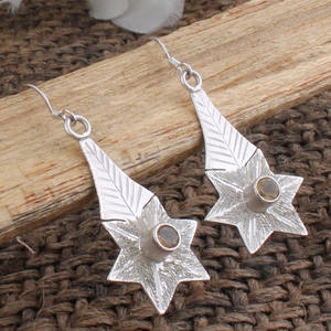 Pendientes de Plata de Ley 925 con Citrino Natural, Calidad AAA, Joyería de Piedra de Nacimiento de Febrero, Aretes de Plata para Mujer, Venta al por Mayor - Product Image 2