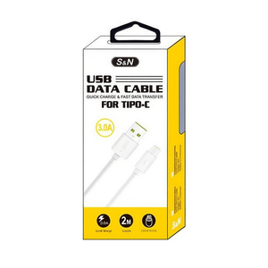 S&N <b>USB</b> Data Cable 2.0M 3.0A For Tipo-C Quick Charge Fast Data Transfer - Product Image 2
