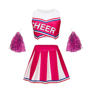 ชุดยูนิฟอร์มเชียร์ลีดเดอร์สีเขียวดำ พิมพ์ลายแบบซับลิเมชั่น พร้อมโลโก้แบบ OEM ตามสั่ง ไซส์พลัส |   กระโปรงเดรสผ้าสแปนเด็กซ์โพลีเอสเตอร์ระบายอากาศได้ดีสำหรับผู้ใหญ่ - Product Image 4