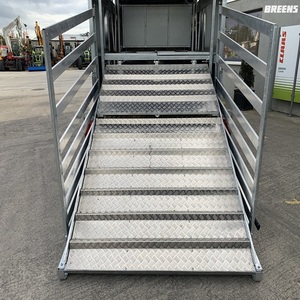 Premium Farm Tool Livestock Transport <b>Trailer</b> Heavy Duty Construction Designed For Safe Cattle And Sheep Movement Across - Product Image 1