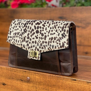 Bolsos de hombro de cuero de piel con estampado de animales de estilo recién llegado, bolsos laterales genuinos de moda de alta calidad para mujer - Product Image 4