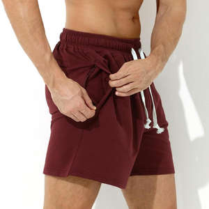 Pantalones Cortos Deportivos Unisex Lisos para Verano, con Logotipo Personalizado, para Gimnasio, Fitness, Correr, de Poliéster y Elastano, de Secado Rápido - Product Image 4