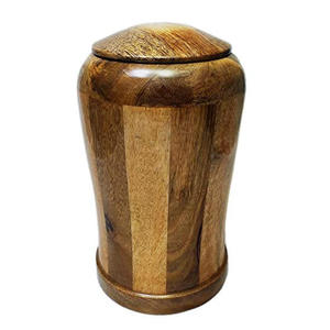 Luxury Manor Wooden Cremation Memorial <b>Urn</b> Ash Holder Featuring Lasting Strength And Sophisticated Natural Beauty - Product Image 2
