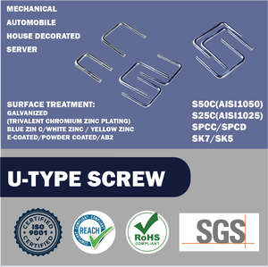 Doblado de tornillos en forma de U OEM/ODM mediante máquina de estampado para automóviles, construcción y ferretería de bricolaje. - Product Image 2