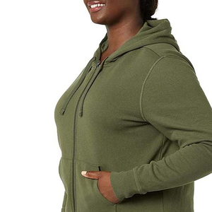 Sudaderas con Capucha Personalizables de Forro Polar de 360g para Mujer, Transpirables, Tallas Grandes, con Cuello y Cremallera, Diseño Pakistaní - Product Image 2