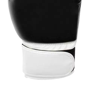 Guantes de Boxeo Negros de PU para Adultos MFI, 8 oz, Tallas S y M, Correa de Muñeca con Cierre de Velcro, Par para Entrenamiento - Product Image 4