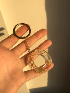 Stylish Resin Key Ring Featuring Marble Effect Luxury Handmade Decorative Car Key Holder Accessory - Product Image 4
