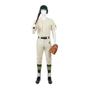 Ensemble d'uniformes de baseball personnalisés au design dernier cri pour les sports d'équipe, options d'impression intégrale, respirant, séchage rapide, 100% polyester, parfait - Product Image 1