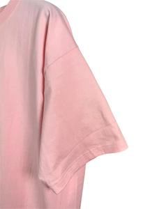 Camiseta básica suave y cómoda de secado rápido, manga corta, cuello redondo, hombros caídos, gramaje pesado 350GSM - Product Image 1