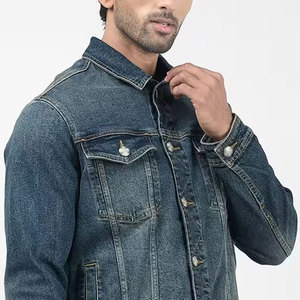 Men's Denim Jacket Lightweight Jean Outerwear Stylish Everyday Casual Wear Wholesale Supplier <b>Coat</b> Streetwear Denim Jacket mens - Product Image 6