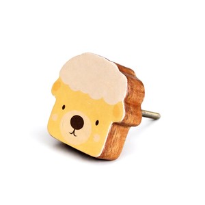 Handmade Modern Acacia Wood Cabinet Sheep Face Multicolor Drawer <b>Knobs</b> <b>Dresser</b> Door Handles Cupboard Pulls Kitchen Handle - Product Image 1