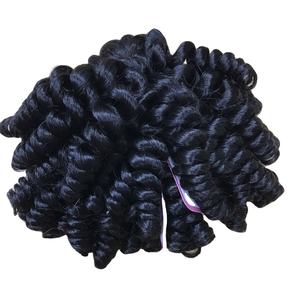 APOHAIR Super doble dibujado negro rizado al por mayor cutícula alineada DD y SDD extensiones de cabello humano - Product Image 1