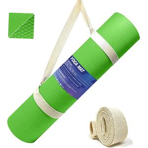 Tapete de Yoga Antideslizante, Ecológico, para Ejercicio, para Mujeres y Hombres, para Gimnasio en Casa, Pilates, con Correa de Transporte, de Alta Calidad, Personalizable - Product Image 3