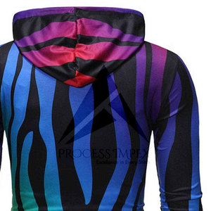 Oversized Sublimation Hoodie Mens pul over Plus Size Thick Fabric <b>Drop</b> Shoulder Boxy Fit Custom Streetwear Process Impex - Product Image 4
