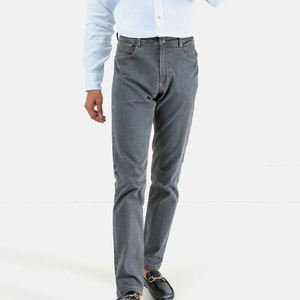 Pantalones Vaqueros de Hombre, Último Estilo, Diseño Clásico, Corte Cómodo, Ideal para un Look Casual de Negocios - Product Image 1