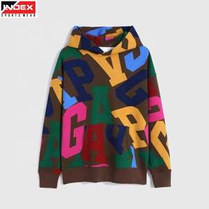 Sudadera de cuello redondo para mujer, manga larga, de algodón tejido, con estampado de letras, informal, para otoño - Product Image 1