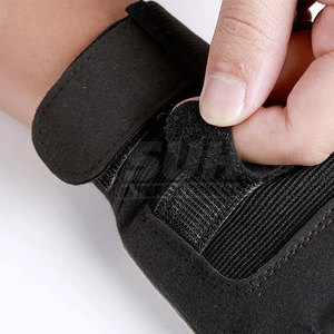 Fitness Training <b>Weighted</b> Workout Gym Gloves Leather Breathable Lightweight Half Finger Unisex Made in Pakistan - Product Image 6