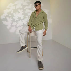 2024 printemps hommes élégant vêtements de travail décontractés chemise veste confortable ample à manches longues avec caractéristique de respirabilité - Product Image 2