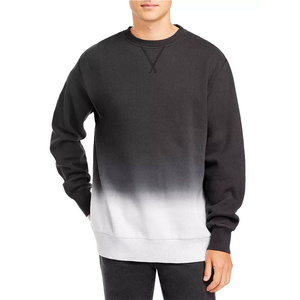 Men Solid Polyester/Cotton Crew Neck <b>Pullover</b> Sweatshirt Regular Fit Casual Winter Fleece Embroidered Windproof Long Sleeve - Product Image 1