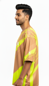 Vêtements décontractés pour hommes, coupe régulière, sublimation, manches courtes, polyester/coton, streetwear, mode - Product Image 3