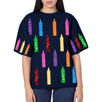 Camiseta Ecológica Personalizada para Mujer al por Mayor, de Secado Rápido, Transpirable, con Patrón Sólido, Estilo Casual de Primavera, Corte Regular