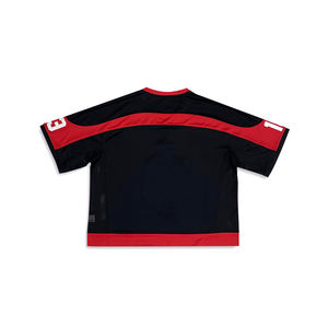 Camiseta Deportiva Personalizada Unisex para Adultos, Estilo Urbano, Retro, Fútbol Americano, Malla Transpirable, Cuello en V, con Pedrería - Product Image 3