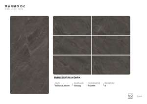 Azulejos de porcelana elegantes de alta gama con acabado brillante, tamaño 600x1200, formato grande para pisos y paredes, para un diseño premium. - Product Image 3