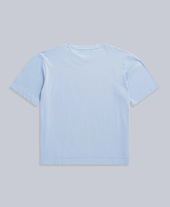 เสื้อยืดคอกวี แขนสั้น ผ้าฝ้ายถัก 100% ระบายอากาศดี ซิปติดโลโก้ ผิวสัมผัสนุ่ม ป้องกันแบคทีเรีย สีพื้นสำหรับผู้หญิง - Product Image 5